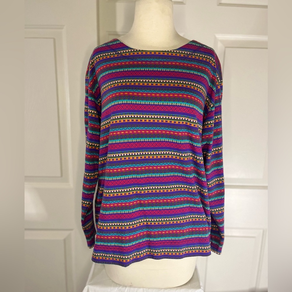 Item 015: Vintage White Stag Crewneck Sweater (Size Medium)